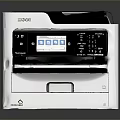 RICOH Multifunction Printer With Digital Display And Paper Tray For Modern Office Use
