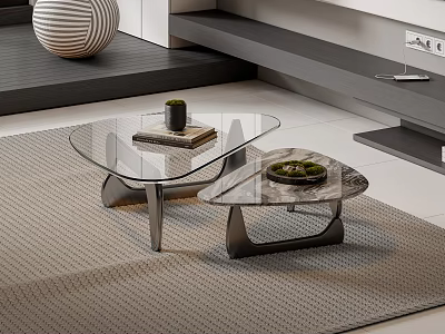 Modern coffee table 3d model