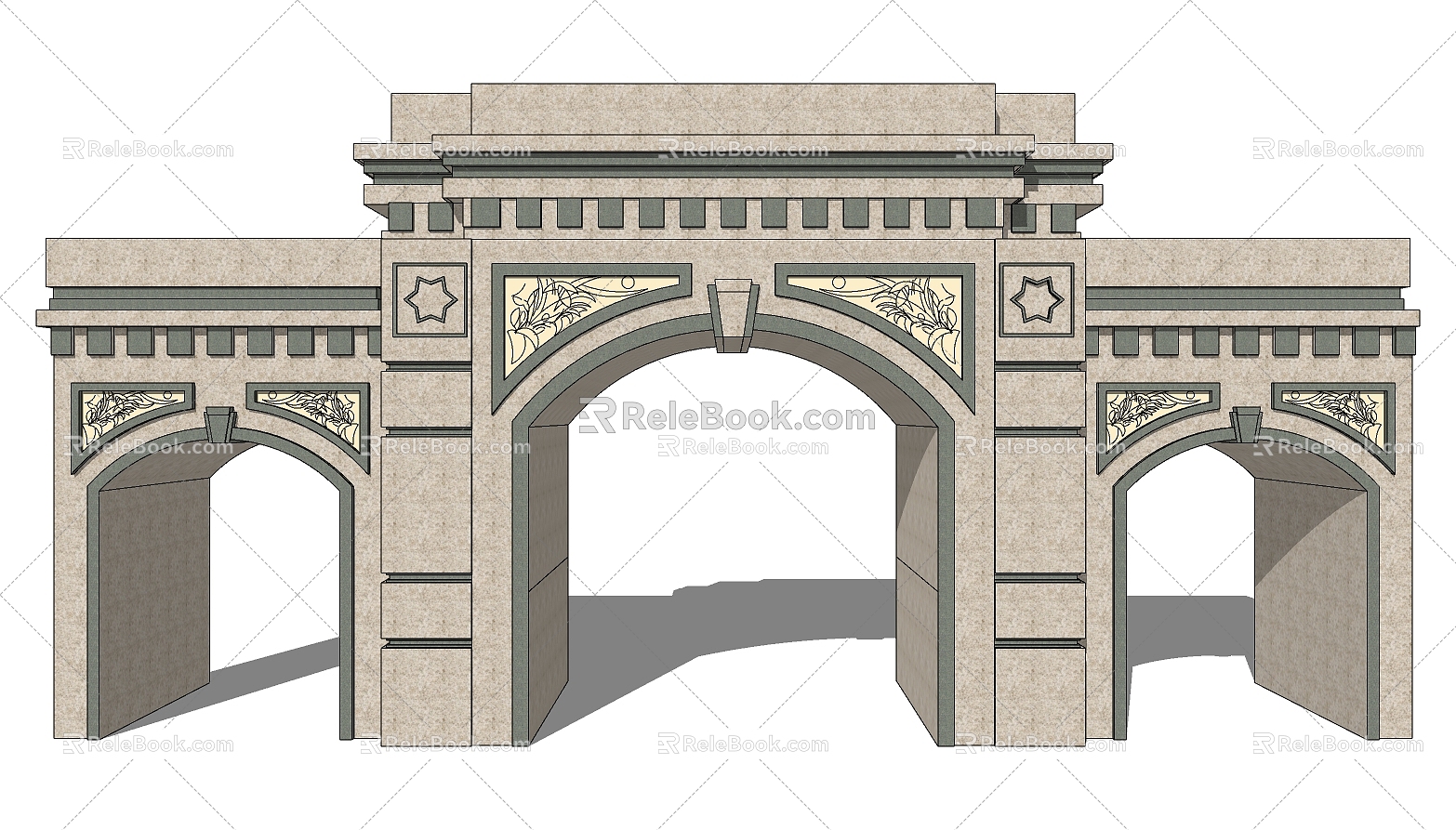 Gate 3d model