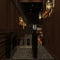 Bellolife Fitness Club Lounge With Wooden Walls Chandelier Seating And Floor Lines