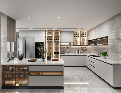 Modern Kitchen 3d model