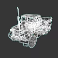 Military Green Six Wheel Utility Truck With Functional Design And Star Insignia