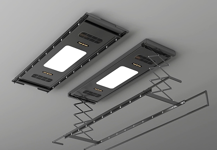 Modern drying rack 3d model