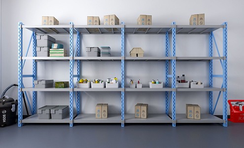 Shelf Express Rack Storage Rack 3d model