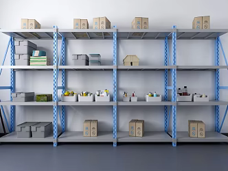 Shelf Express Rack Storage Rack 3d model