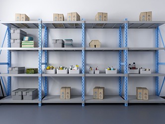 Shelf Express Rack Storage Rack 3d model