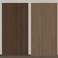Wooden Wall Paneling with Dark and Light Brown Finishes for Interior Walls