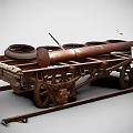 The frame of the modern frame train 3d model