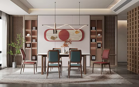 New Chinese Restaurant 3d model