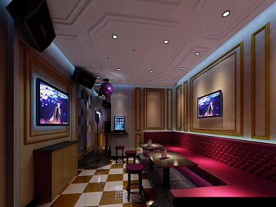 Jane Europe KTV rooms 3d model