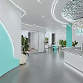 Jumbo Fitness Modern Gym Interior With Reception Area Bright Space And Green Plants