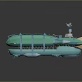 Modern Spaceship Spacecraft 3d model