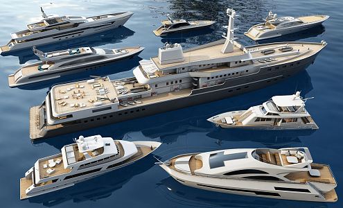 Modern Yacht 3d model