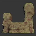 Handmade Artistic Abstract Stone Sculpture With Rough Textured Surface And Unique Shape