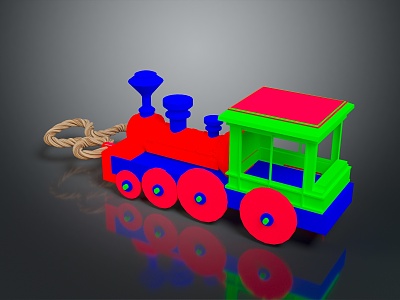 toy train toy train locomotive steam locomotive head 3d model