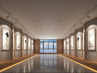 Modern Art Museum 3d model