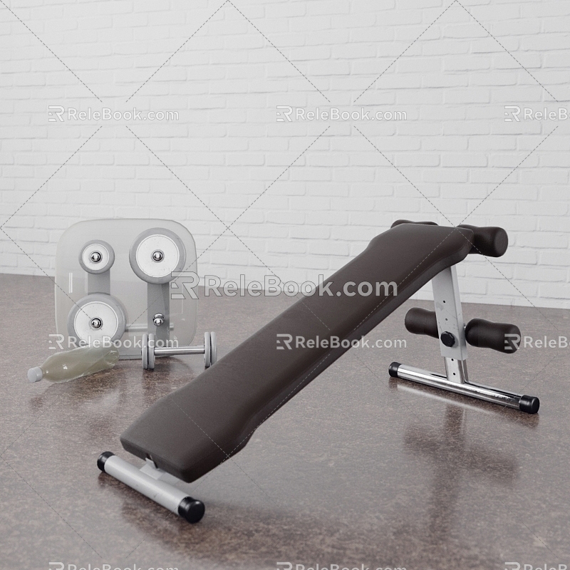 21 Fitness Equipment Series 3d model