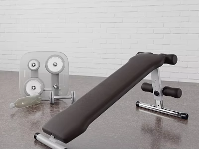 21 Fitness Equipment Series 3d model