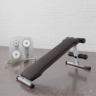 21 Fitness Equipment Series 3d model