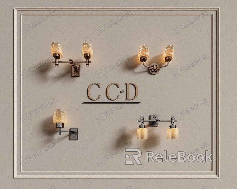 CCD modern wall lamp combination model