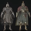European-style armor armor game props 3d model