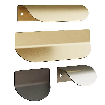 Modern Style Wall Lights in Gold Black and Silver Finishes for Home Decor 3d model