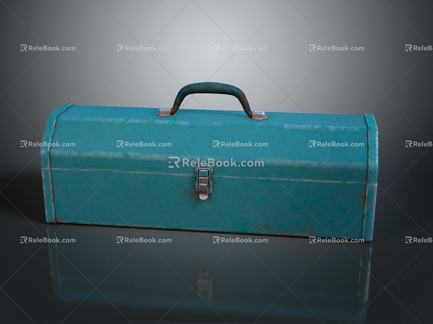 Tool Box Iron Box Iron Box Iron Trunk Box Box Box Luggage Leather Box Leather Box Container 3d model