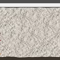 Gray Textured Background Wall Featuring Golden Deer Decor LED Strip Lights And Wooden Floor