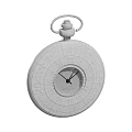 Vintage Pocket Watch With Roman Numerals And Decorative Case Featuring NAVETURIA
