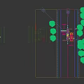 Functional Building Exterior Wall With Vehicle Recognition System Barrier Gate Car And Pedestrians