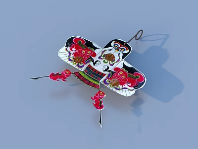 Kite Toy Decoration 3d model Kite Toy Decoration 3d model