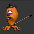 Cuttlefish Squid Cuttlefish Squid Octopus Beads Squid Octopus Heart-fin Whip Squid 3d model