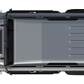 Silver Land Rover Defender 4x4 SUV With Large Tires And Modern Design