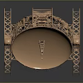 Modern Signal Tower Science Fiction Signal Tower Science Fiction Communication Tower Communication Tower 3d model