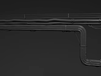 Pipeline Wire Technology Equipment 3d model