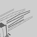 Construction Structural Components Including Steel Truss Designs And Crane Elements