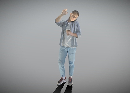 Men call. 3d model