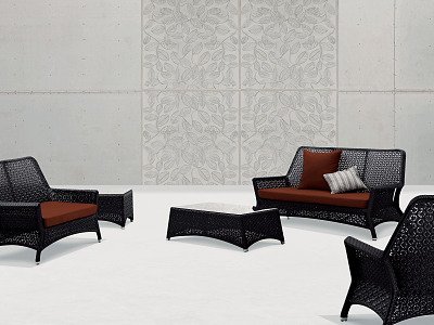 Modern Outdoor Sofa Outdoor Rattan Sofa model