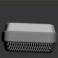 Practical Household Microphone With Gray Body Mesh Grille And Stand