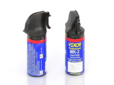 VEXOR MK-2 Professional Dry Lubricant Spray Cans for Household Maintenance 3d model