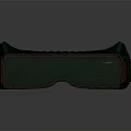 Modern Green VR Goggles With Transparent Lens Black Strap And Sleek Design