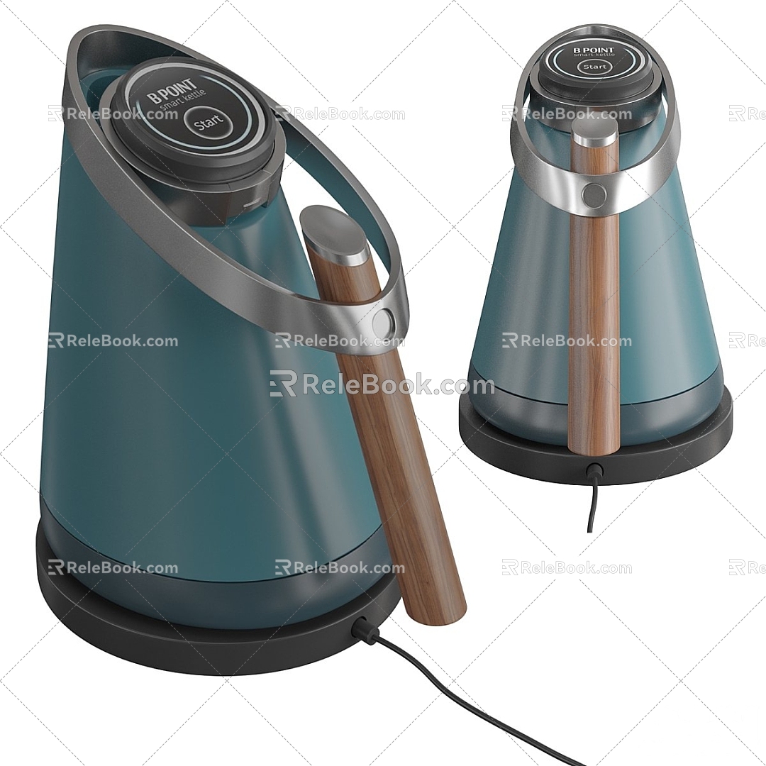 Hot water kettle 3d model