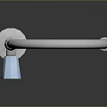 Stainless Steel Curved Spout Single Handle Faucet Hardware Tool with Base