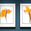 Colorful Abstract Paintings With Diverse Styles Hanging On Wall For Modern Decor