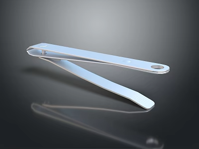 Durable Stainless Steel Kitchen Tongs With Long Handle And Hanging Hole 3d model