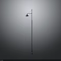 Modern Architectural Street Lamp Design With Metal Pole For Outdoor Lighting Use
