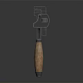 High Quality Hardware Tool Adjustable Wrench With Metal Head And Wooden Handle