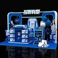 Modern Themed Exhibition Booths for Mining and Marine Technology Displays