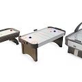 Indoor Recreational Air Hockey Tables with Various Designs and Colorful Pucks