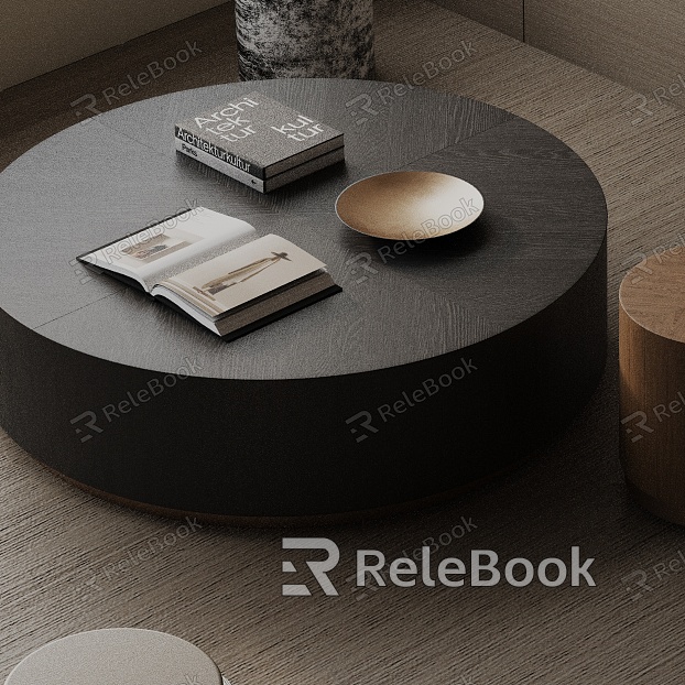 Modern coffee table model